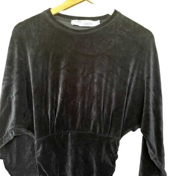 Iro Black Velvet Alamo Dress Women Size XS - Picture 7 of 9